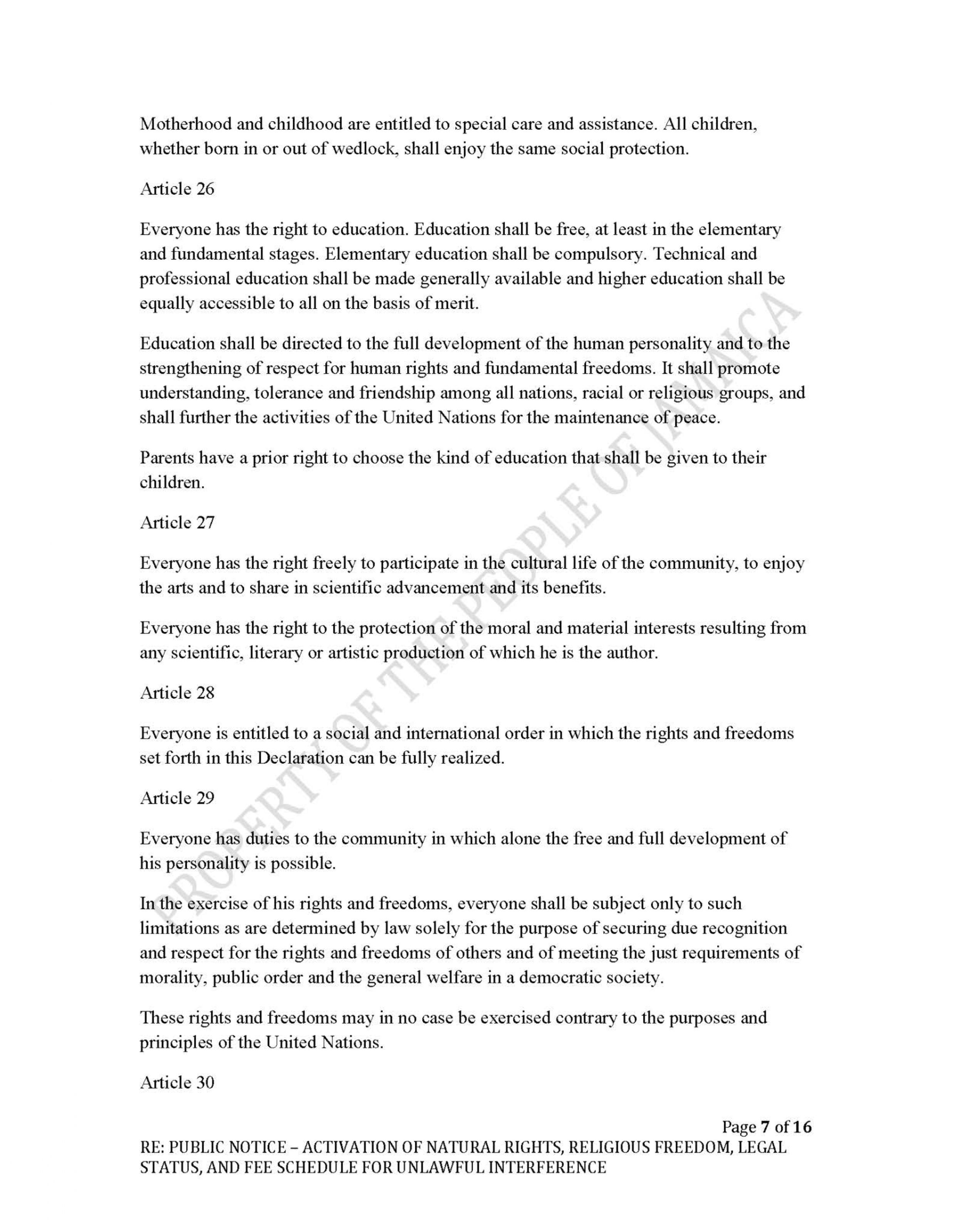 Public Notice - Voice of Jamaica